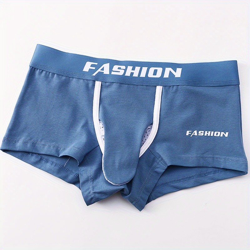 Cathalem N2n Briefs Men Colorblock Underwear Short Fashion Ice Silk Brief  Comfortable Breathable Underpant Mens Kink Underwear Underpants Sky Blue  Large 