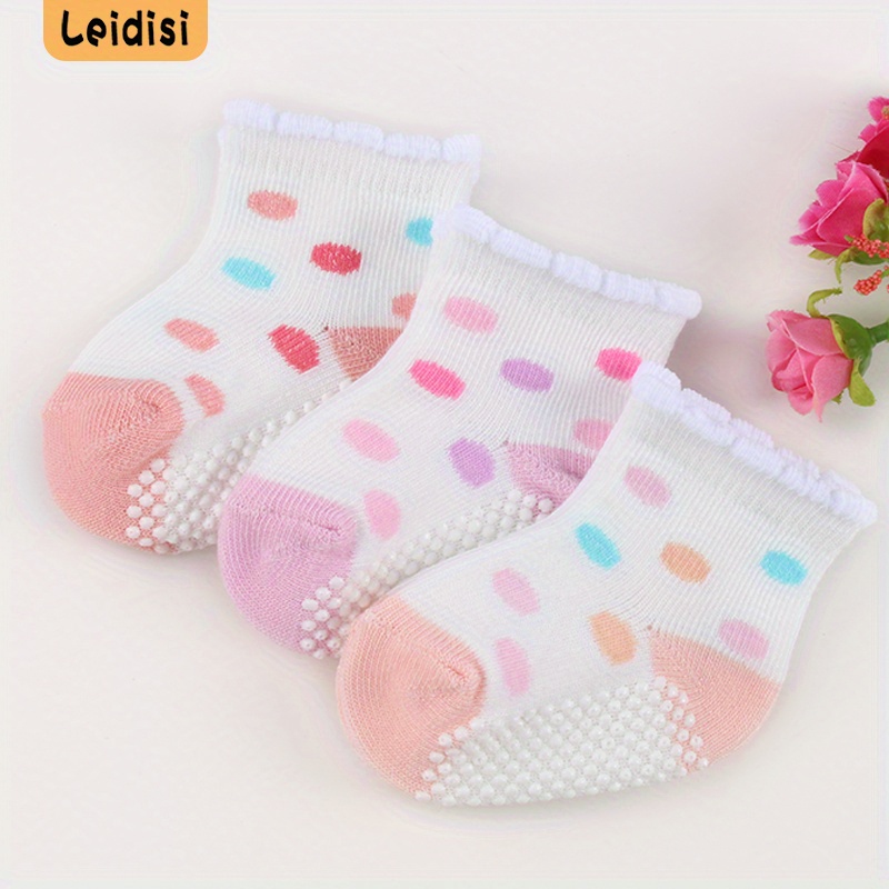 Baby Socks- 6-12 Months - Pack of 3 Pairs - I Love Mom Dad Socks by
