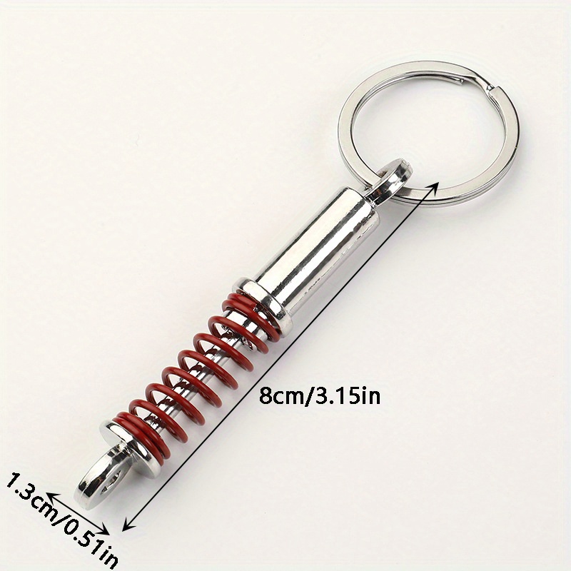 Car Modified Shock Absorber Keychain Shock Absorption Temu