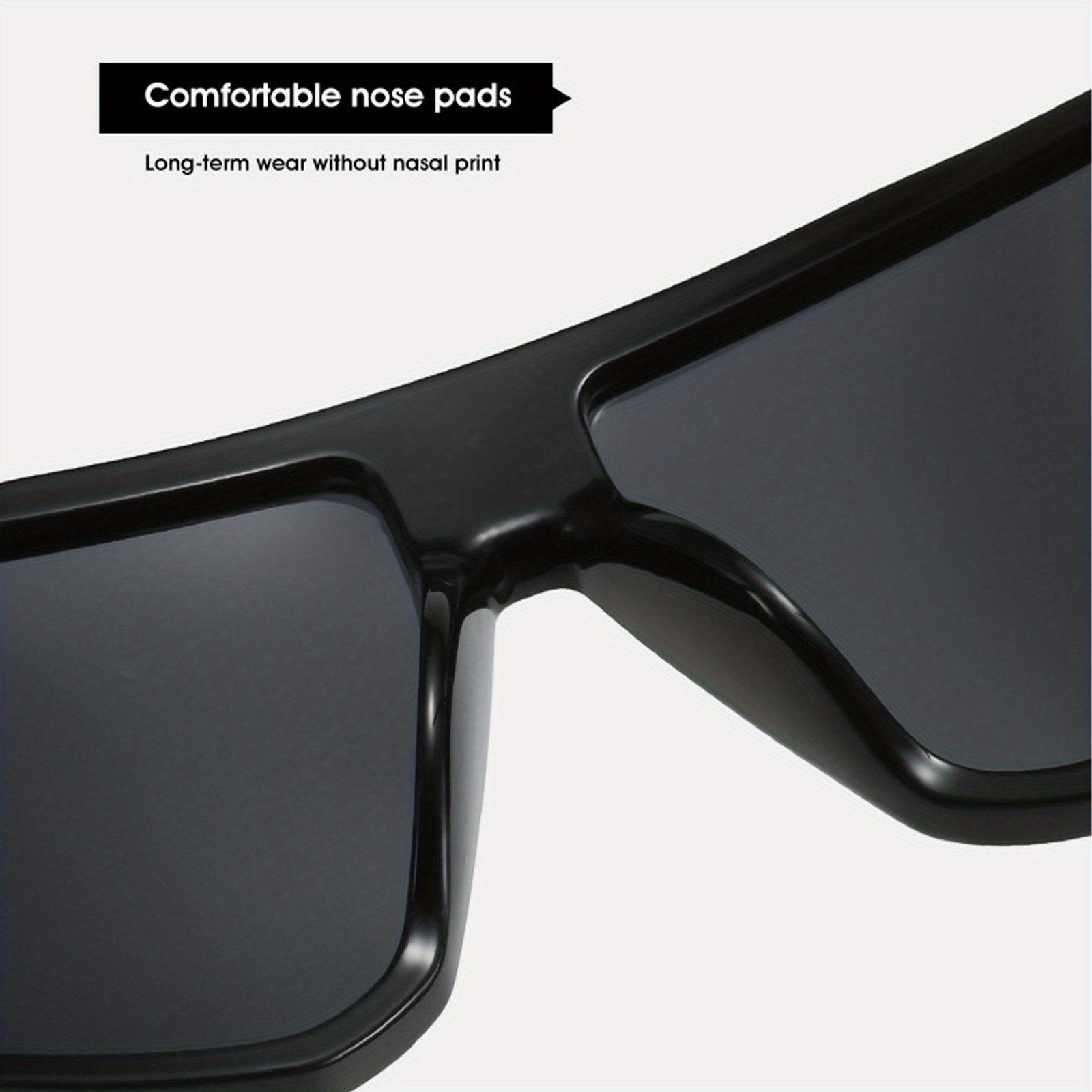 Outdoor Driving Mixed Color Square Pc Sunglasses With Leather Buckle Soft  Glasses Case + Glasses Cloth - Temu