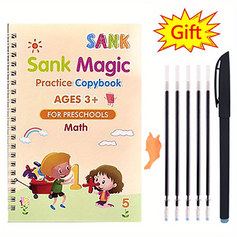 Copy Books Pen Magic Copy Book Practice Copybook For - Temu