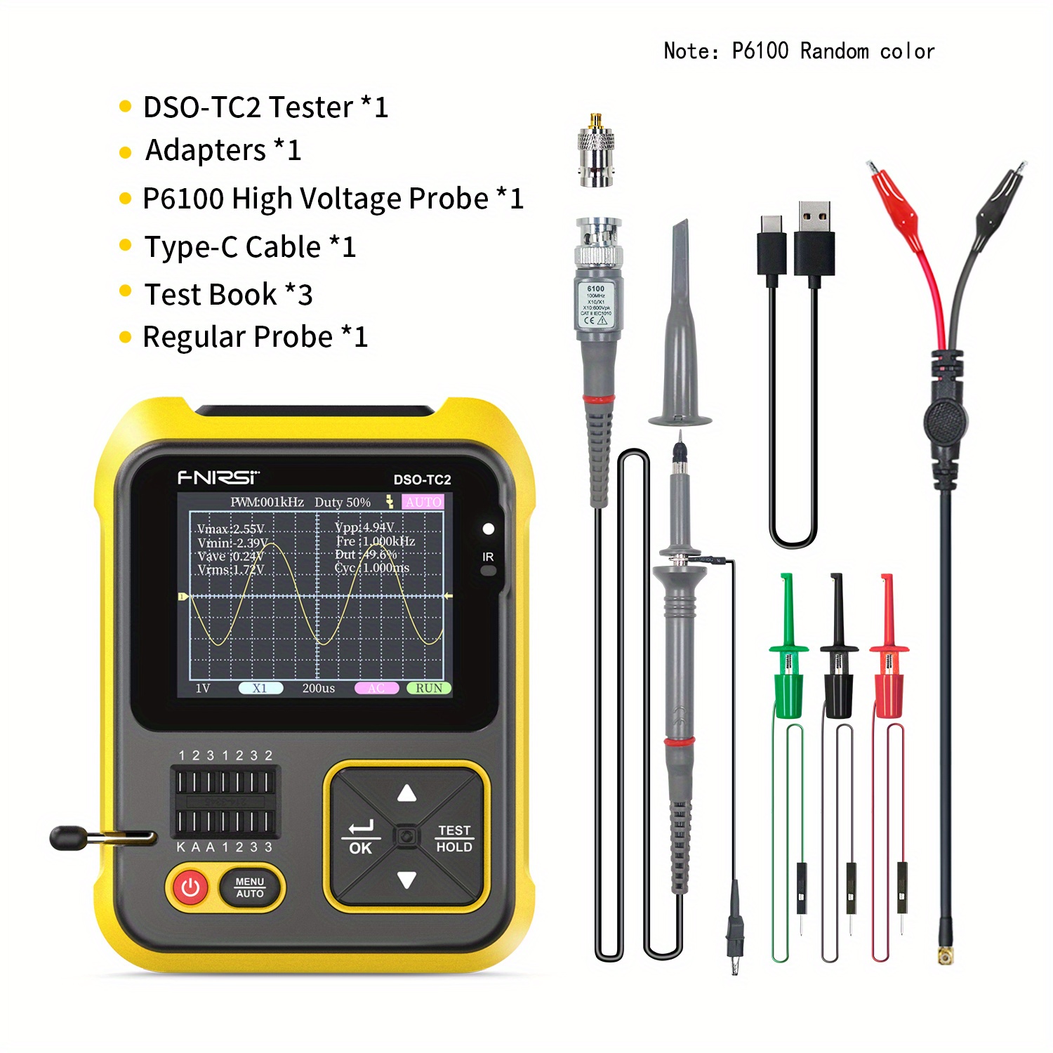 ANENG ST201 professionnel numérique 1999 pince de comptage multimètre ACDC  ampèremètre Transistor condensateur testeur de tension automatique  électrique - Temu France