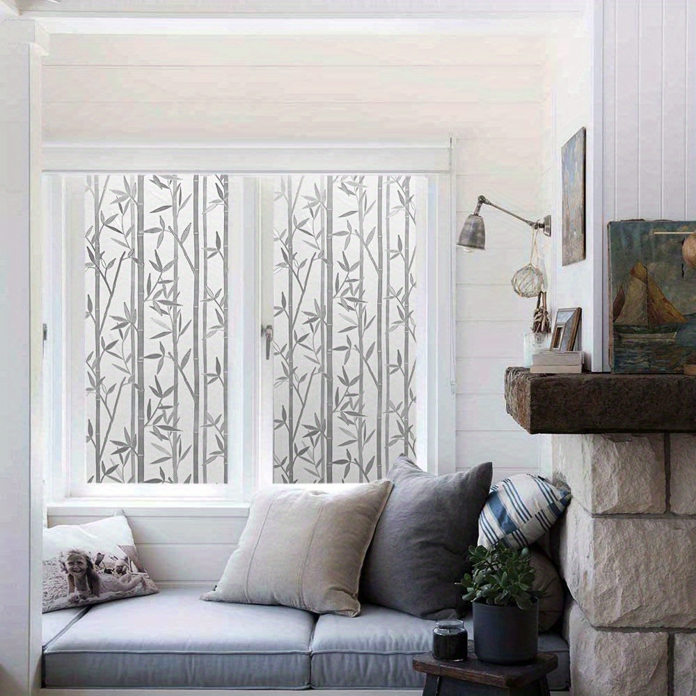 Big Bamboo Etched Glass Privacy Film | Wallpaper For Windows