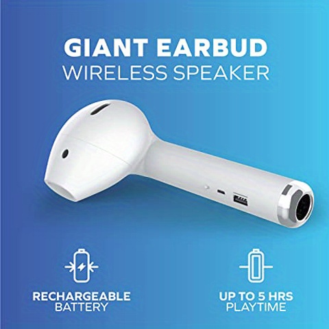 wireless speaker in the shape of giant headphones details 1