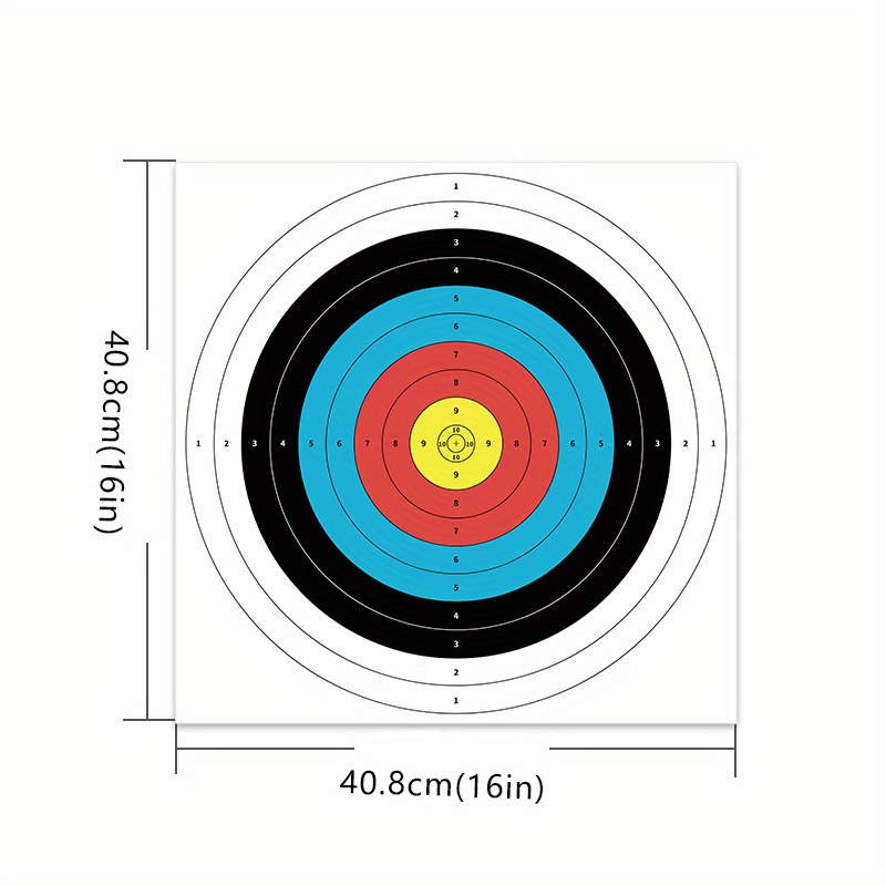 30pcs Papier De Cibles De Tir À L'arc Anneau De Tir À L'arc - Temu Belgium