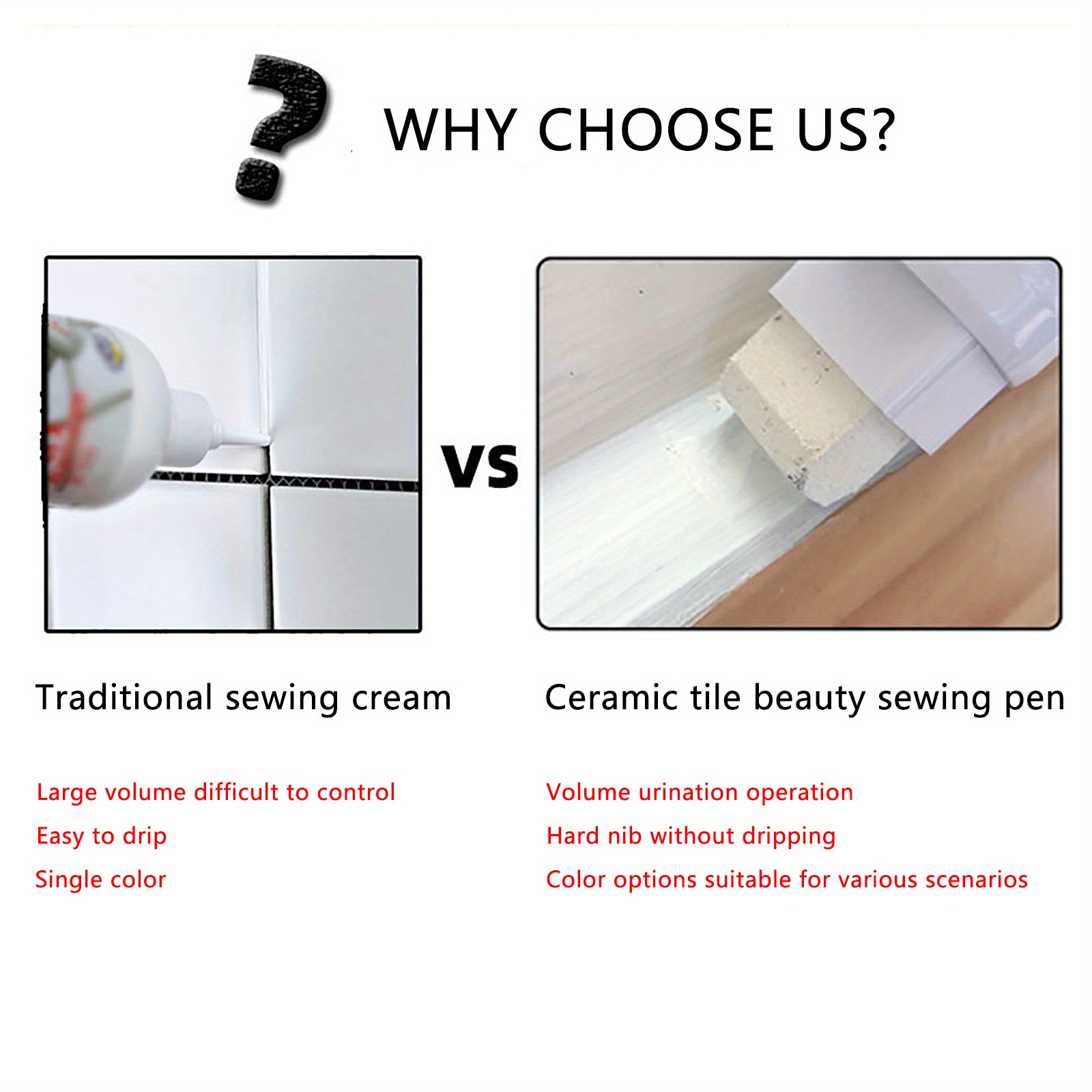 Grout Pen Light Grey Tile Paint Marker Waterproof Grout Paint, Tile