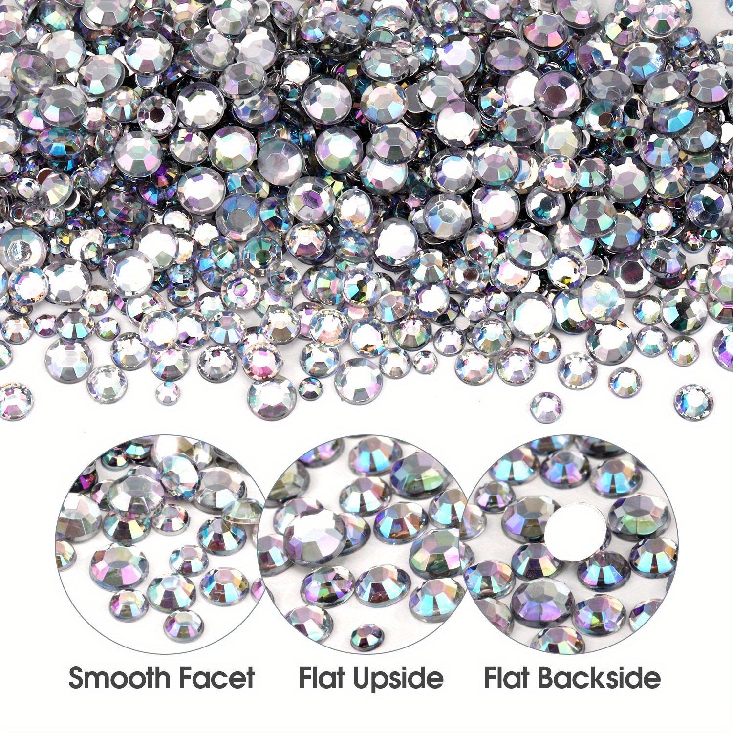 100 Piezas Diamantes Imitación Cristal Brillantes Ideales - Temu