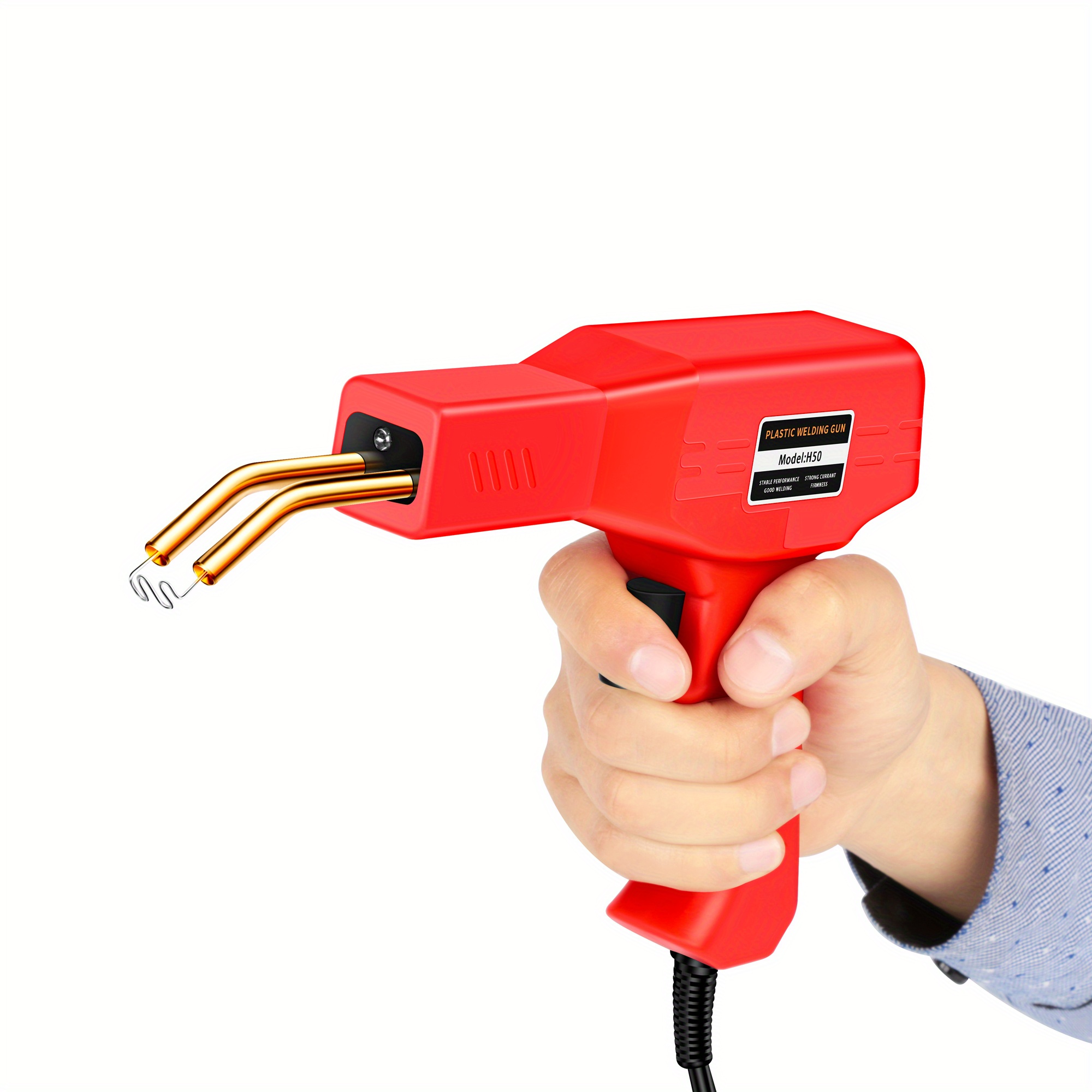 Soudeuse En Plastique, Chauffage Rapide, Facile à Utiliser, Soudeuse  Portative Précise Avec Des Clous De Soudage Pour Fissure US Plug 110V 