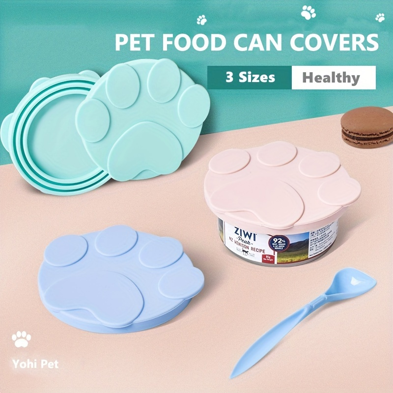 1Pc Pet Food Can Covers Universal Silicone Tin Can Lid 