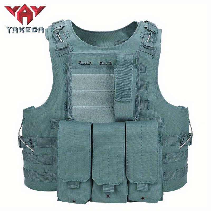 Military-grade Cs Combat Training Gear: Tactical Camo Vest For