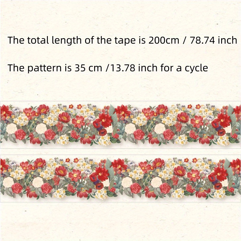 Tape - Good Old Days Series Retro Plant Butterfly Washi Tape