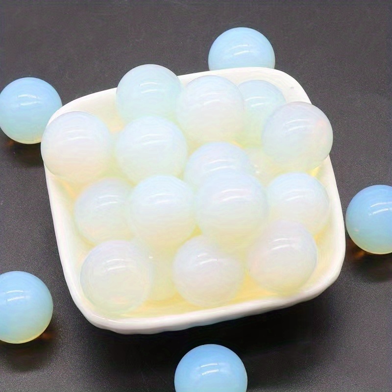 Natural Stone Opal Beads Opalite Round Spacer Loose Beads - Temu