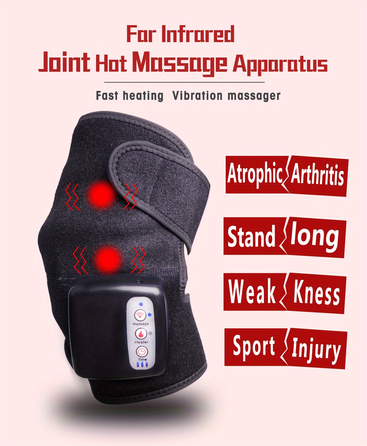 Viktor Jurgen Far Infrared Knee Wrap Arthrosis Hot Massage