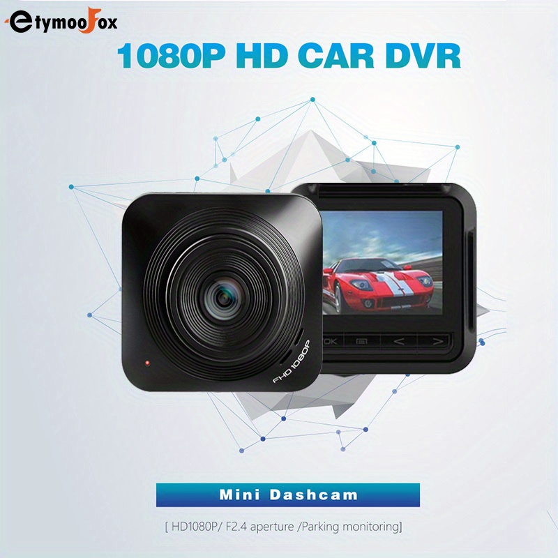 High Quality Car Black Box 2.2 Inch Car Dvr 1080P Dash Cam Camera Front and  Rear