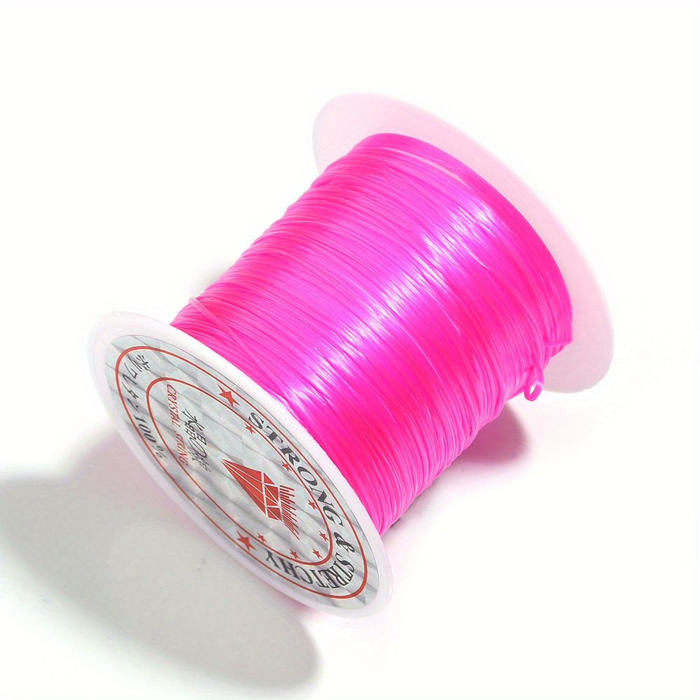 Elastic Crystal Beading Cord Colorful Beading Elastic - Temu United Arab  Emirates