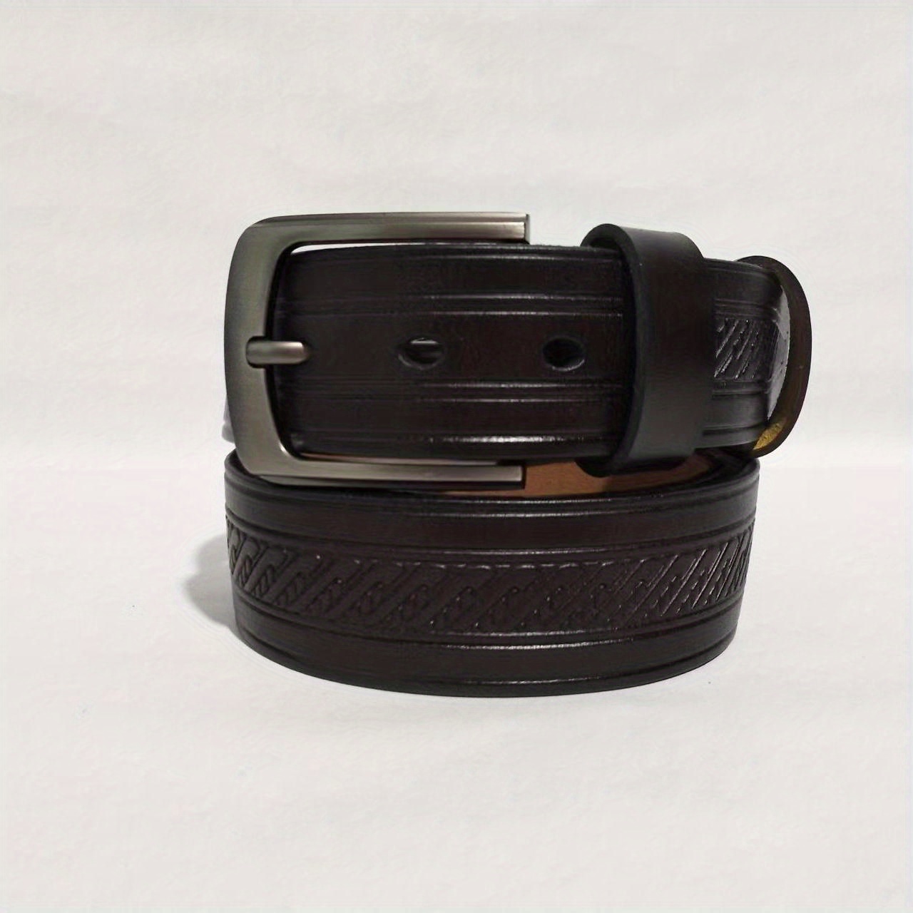 Men's Genuine Leather Belt Automatic Buckle Business Suit Waist Strap -  Temu Bulgaria