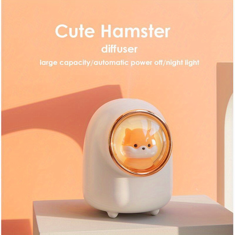 1pc 350ml electric aroma diffuser cute space capsule air humidifier ultrasonic air diffuser air humidifier for bedroom desktop decor details 0