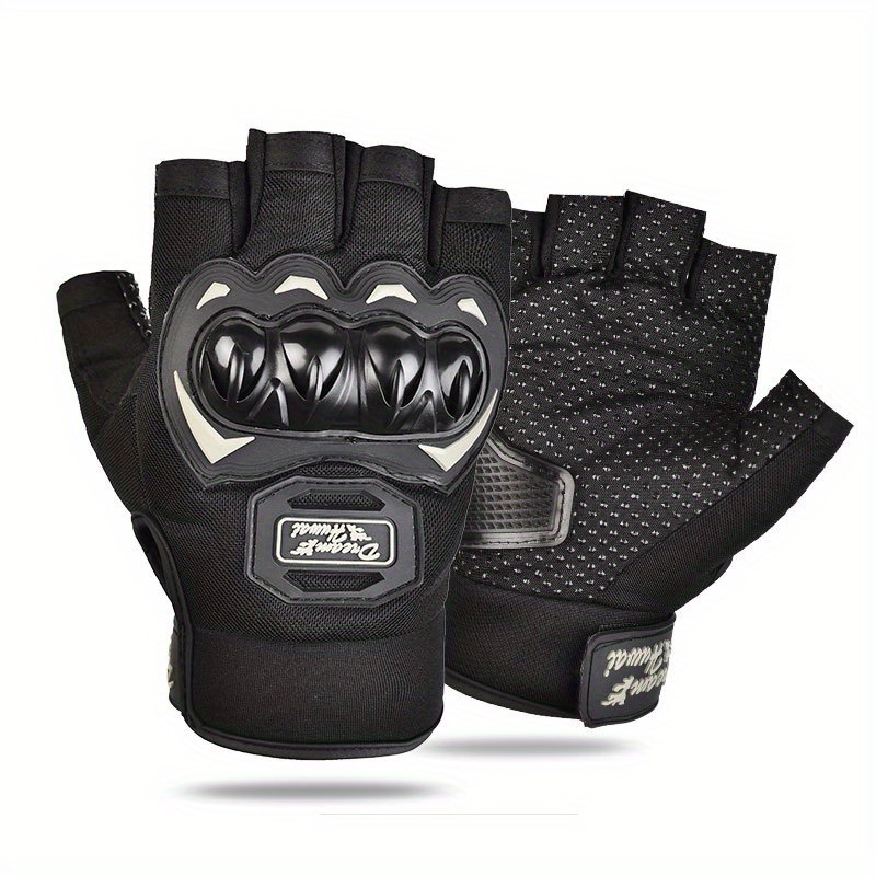 Breathable Non Slip Motorcycle Riding Gloves with Touch Screen - 1 Pair
