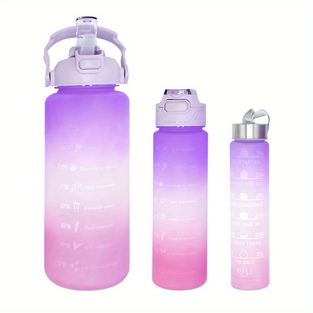 Botella De Agua Apta Para Lavavajillas De 14oz Con Pajita De Silicona Para  Niño