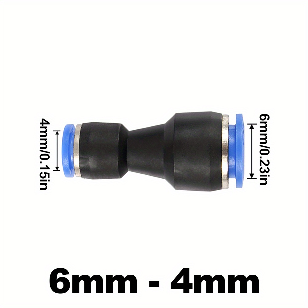 5pcs Quick Release Plastic Pneumatic Fittings - Reducer Adapter For Air & Hose