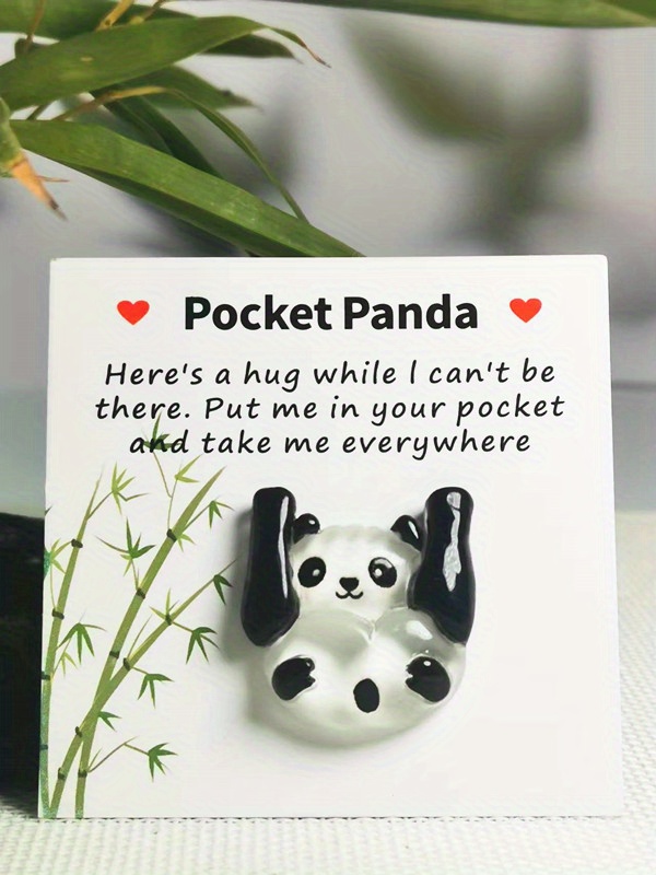 1pc, Pocket Hug Panda, With Poem Card, Small Birthday Gift, Cute Panda  Gift, Party Favor, Cheap Stuff, Teenager Stuff, Weird Stuff, Mini Stuff,  Cute A