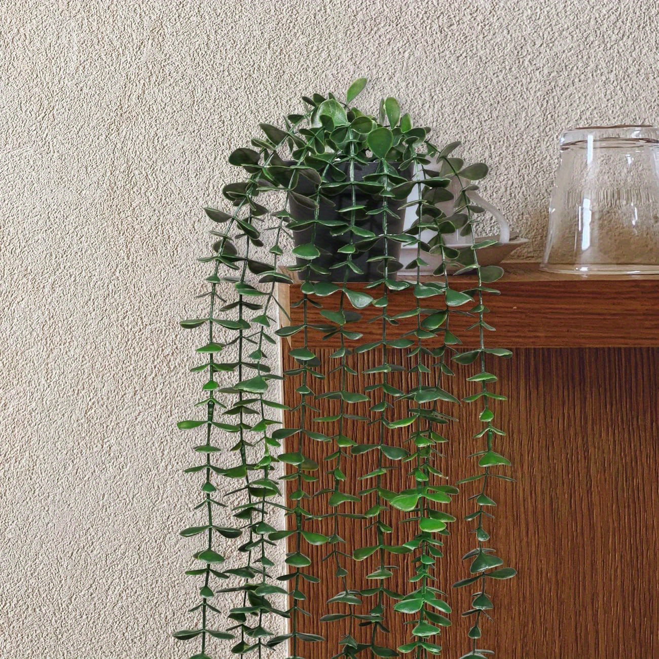 Artificial Hanging Plants, Small Fake Potted Plants, Faux Plants For
