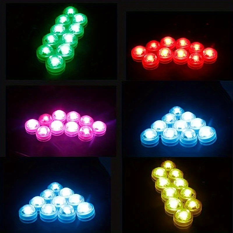 Luces Led Sumergibles Prueba Agua Interior Coche Luz - Temu