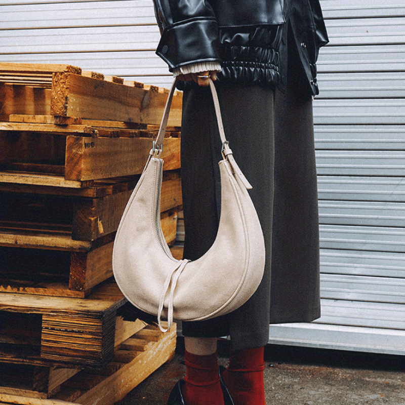 Mini Fashion Crescent Shoulder Bag, Solid Color Simple Hobo Bag, Women's  Stylish Handbag & Purse - Temu