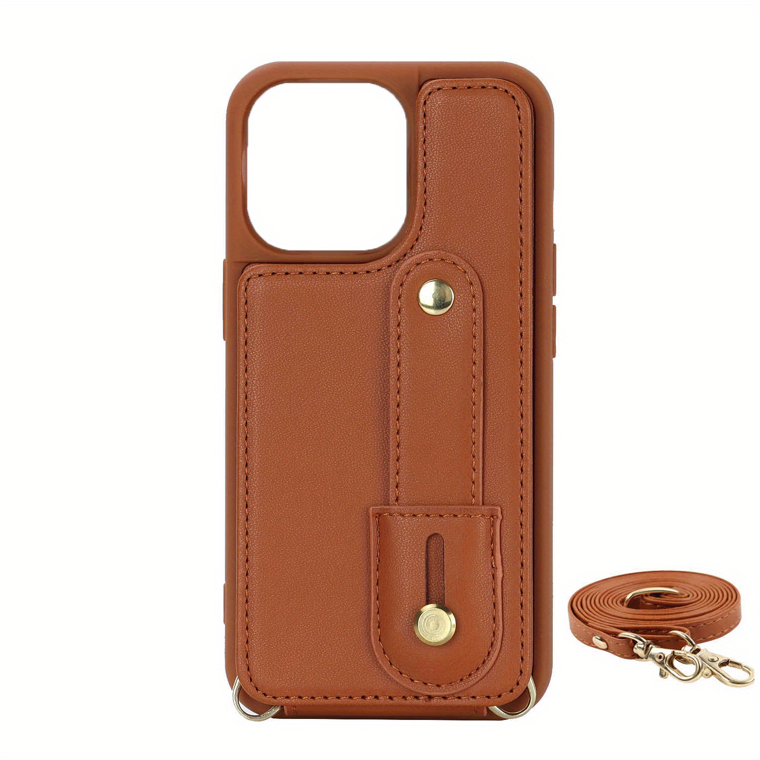 For iPhone 14 Pro Max 13 12 11 XS XR 7 8 Luxury Leather Wrist