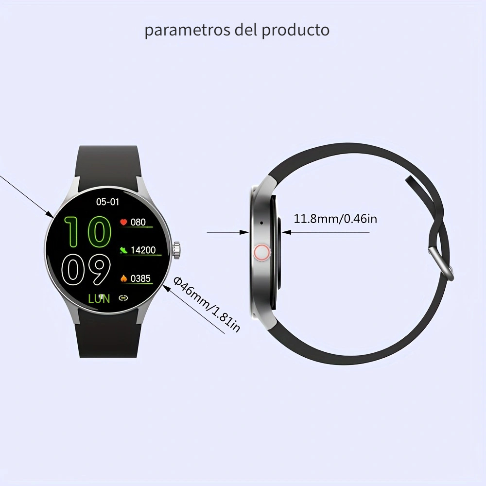 Relojes inteligentes para mujer, 1.91 pulgadas, HD, reloj de seguimiento de  actividad física con monitor de presión arterial/frecuencia cardíaca