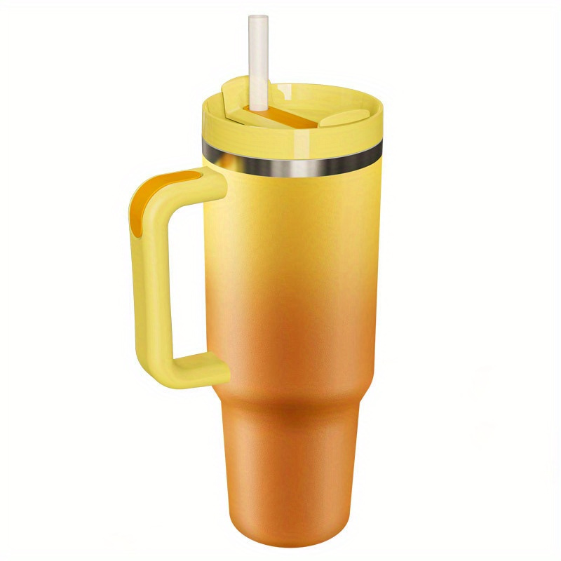 Handle Insulated Cup- Yellow (40oz)