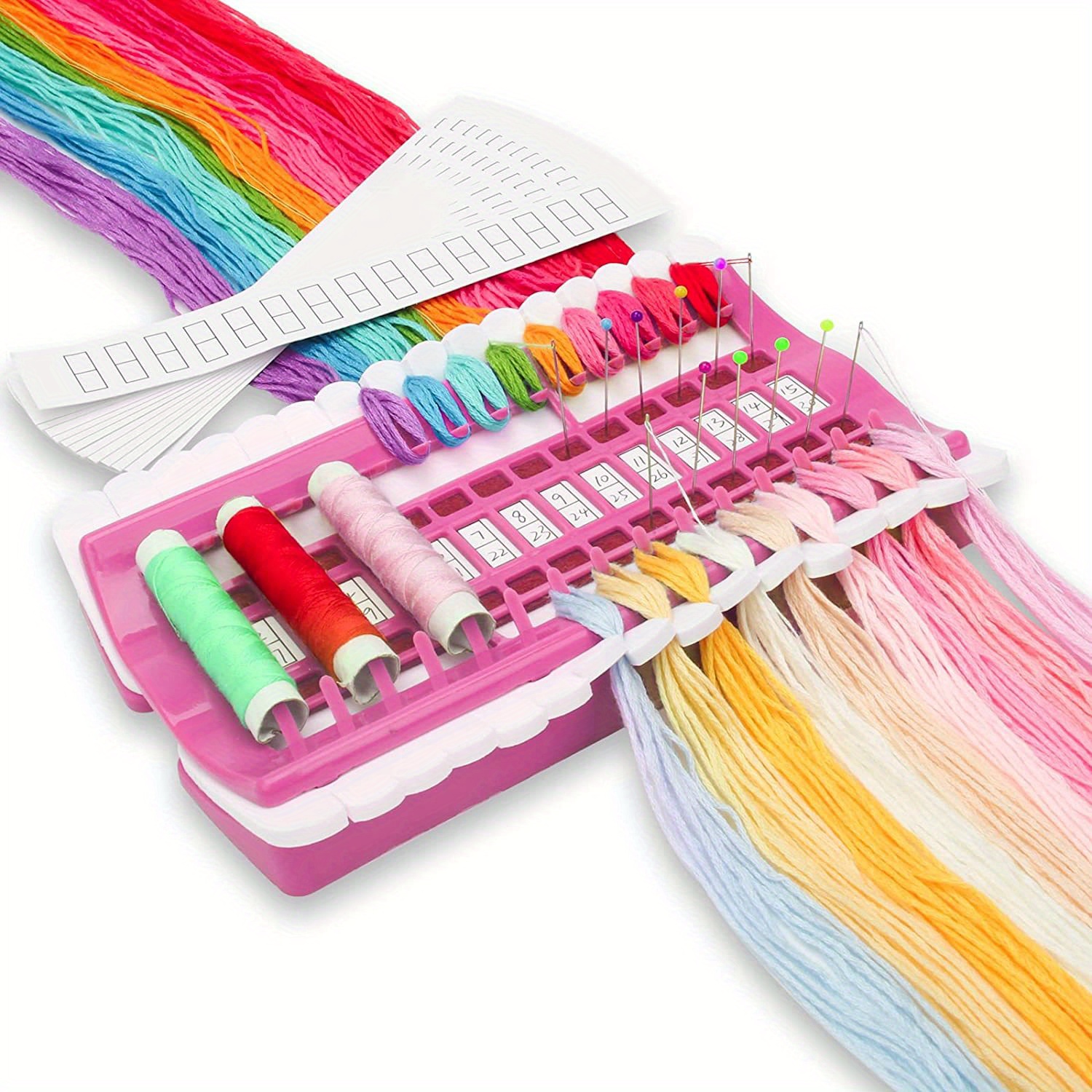 Embroidery Floss Organizer Cross Stitch Threads Holder Storage Tool Thread  Sorter Organization Sewing Accessory