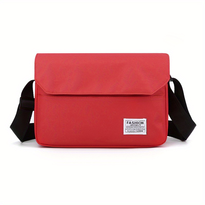 Shoulder Bag Crossbody Bag for Women with Multi-layer Pockets Card Holder  for Outdoor School Office Commute Red 