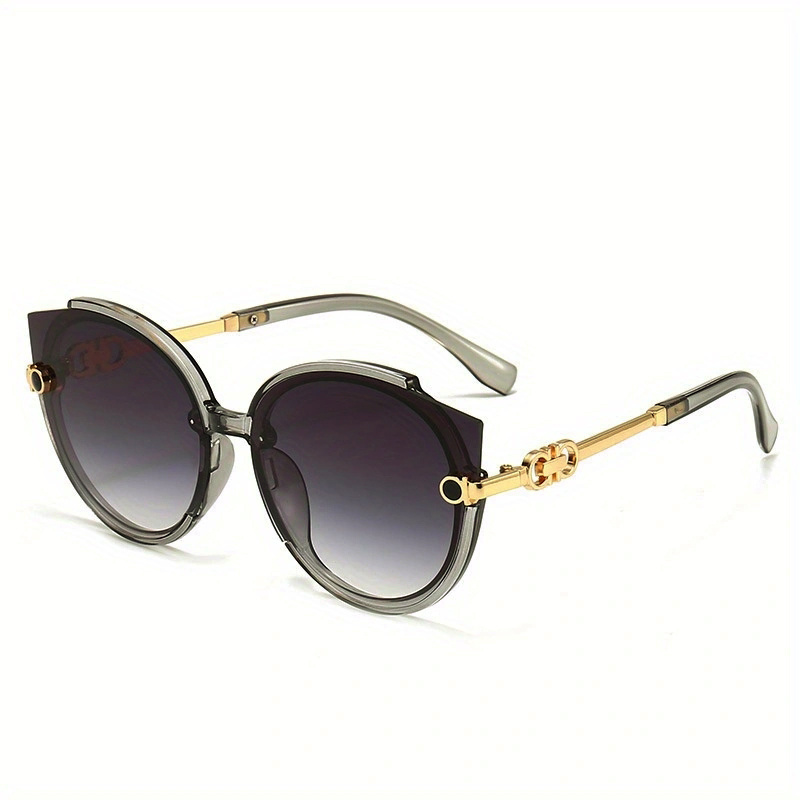 Oversized Cat Eye Sunglasses Gradient Lens UV400