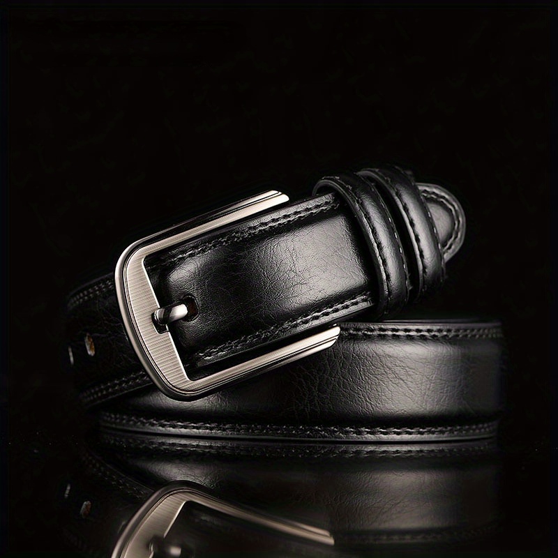 Men's Business Belt Youth Suit Belt Cool Z Button Fashion Style - Temu  Belgium