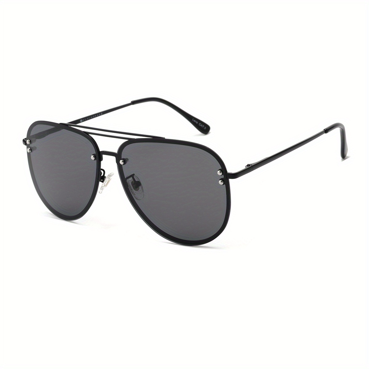 AZORB Polarized Aviator Sunglasses for Small Face Women Men UV 400  Protection Shades 52mm(Black/Black) price in Saudi Arabia,  Saudi  Arabia