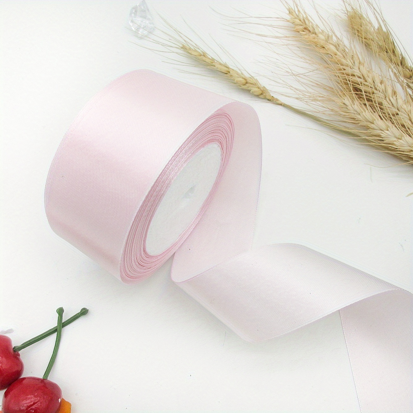 Buy 75mm Wide Bean Pink Ribbon for Gift Wrapping,22M 3Inch Ribbon