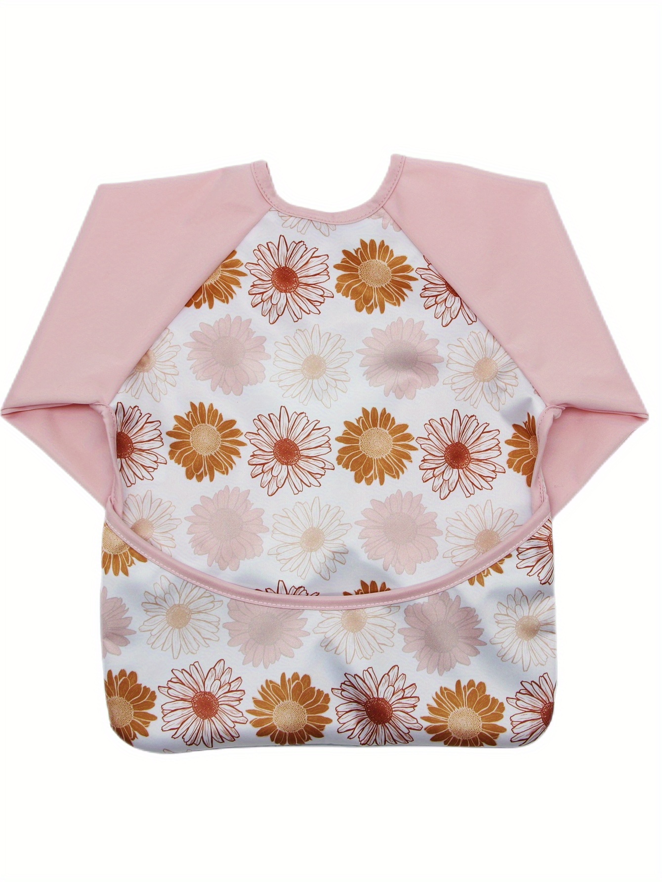 new year gift idea waterproof flower print feeding bibs for babies 6 54 months reusable washable details 0