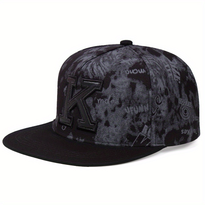 1 Gorra Béisbol Plana En V Hombre, Gorra Hip Hop - Joyería Accesorios - Temu