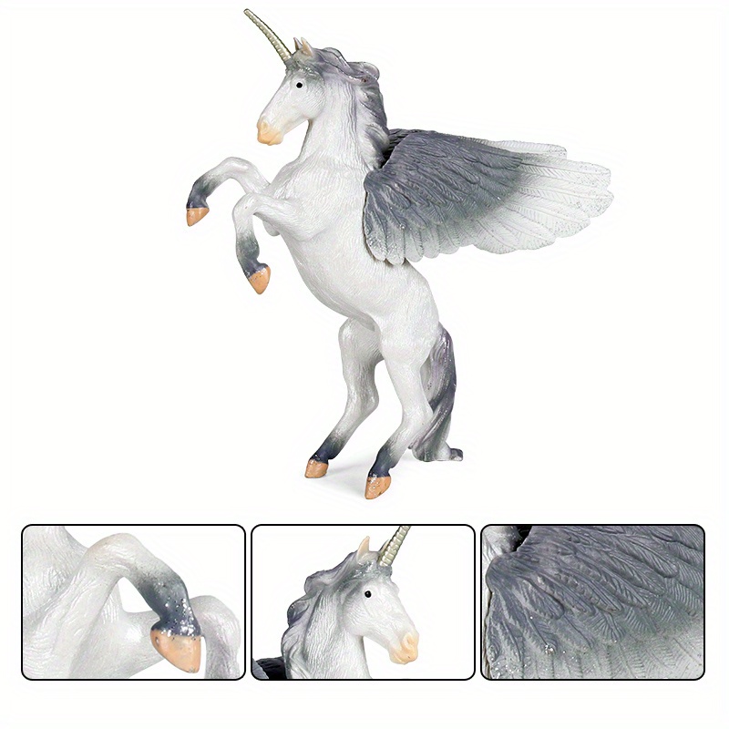 Mythological Magic: Enchanting Unicorn Elf Pegasus Model - Temu