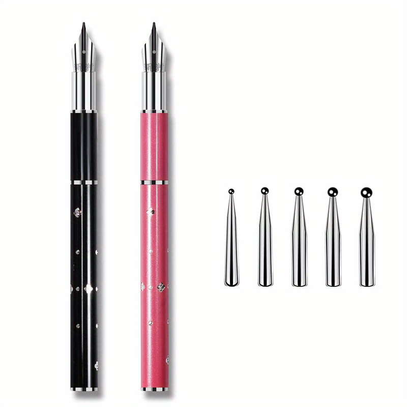 5 Pcs/Sets Dual-ended Nail Dotting Pen Kit DIY Craft Supplies For