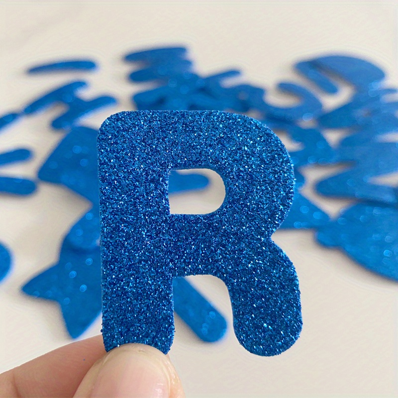 Blue Letter N - Blue - Sticker