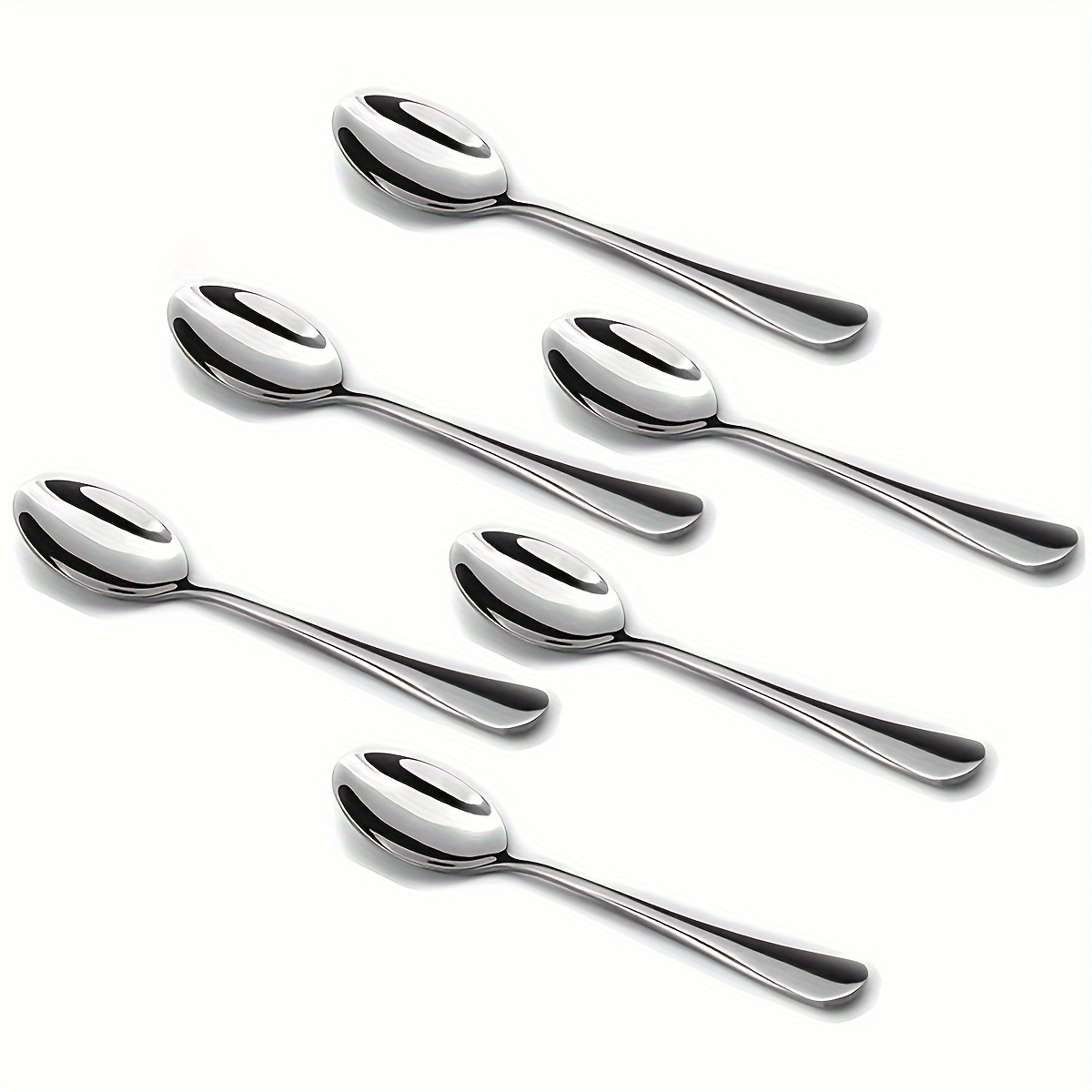 Alessi Dessertlöffel-Set CACCIA - 6-teilig Aus Edelstahl
