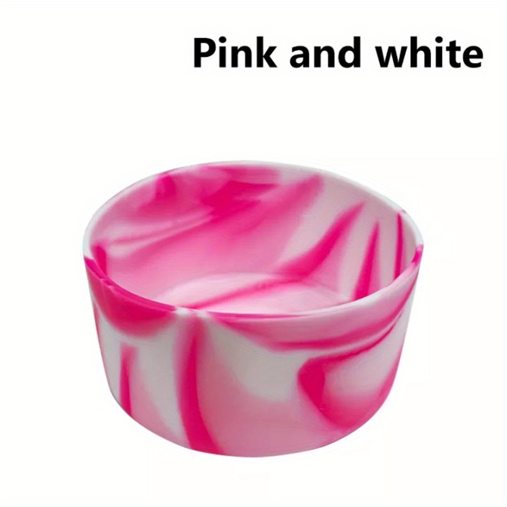 1pcs Pink Sleeve Silicone Water Cup Protector, 12oz-24oz Sports Water Bottle  Accessories Non-Slip Bottom Cover, Pet Feeding Bowl for Puppies, Cats and  Travel