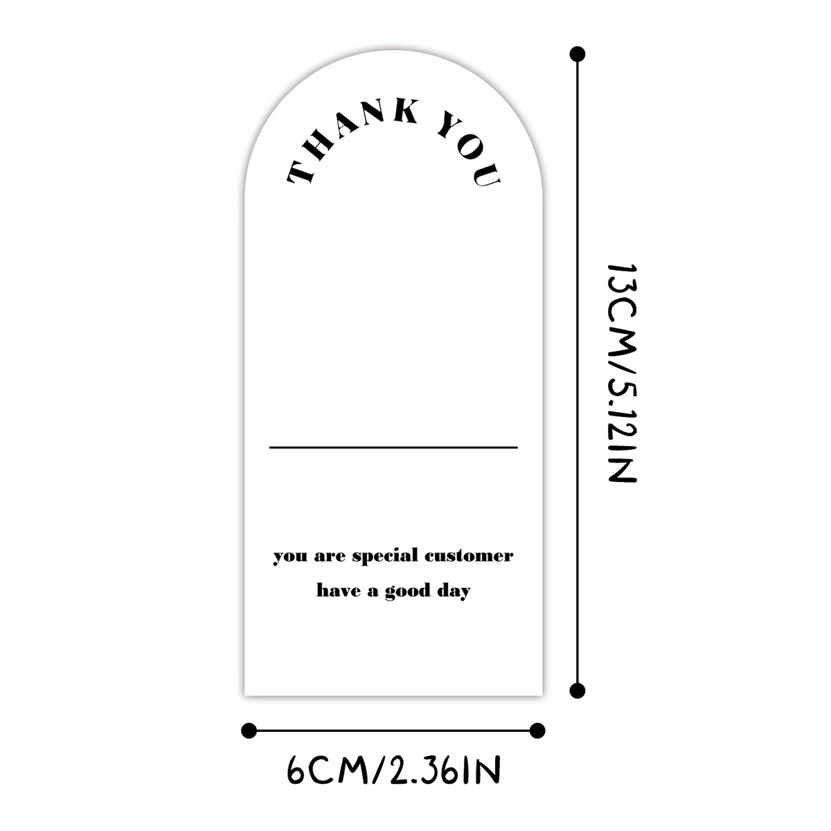 Box Seal Stickers Rectangle Gift Package Labels Thank You Temu