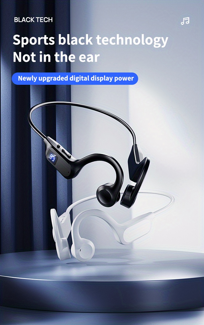 Wireless Hanging Neck Type Air Conduction Earphones