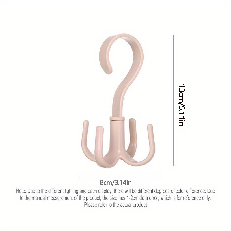 1pc space saving rotated hanger hooks wardrobe clothes rack hanger organizer bag hanger shoes belt scarf hanging rack closet hanger details 4