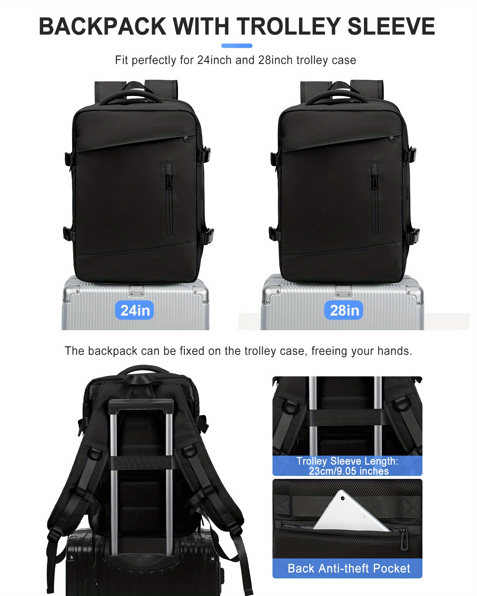 RefrigiWear® Travel Backpack (0995UBBLKOSA)