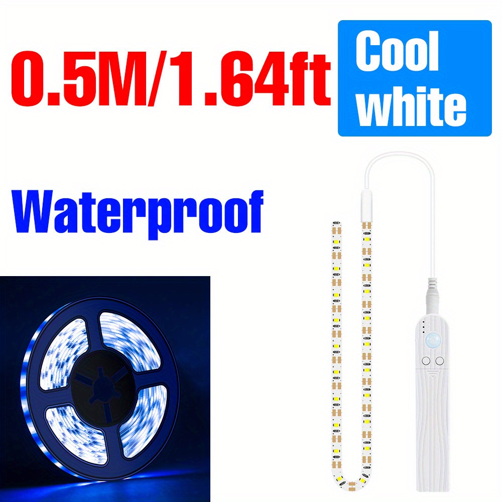 Comprar Lámpara de tira LED con sensor de movimiento inalámbrico 1M 2M 3M  Tiras LED USB 5V a prueba de agua