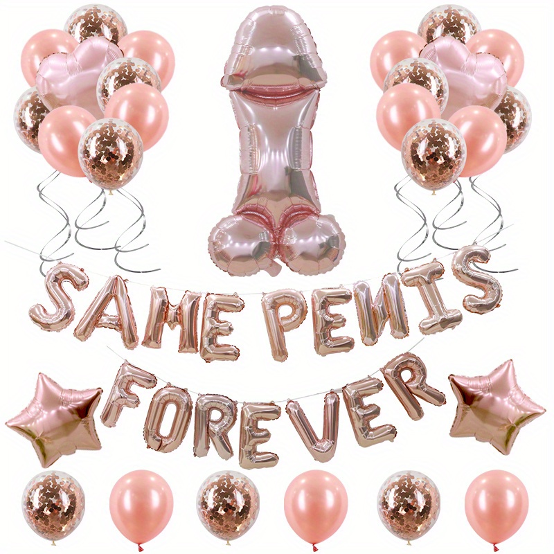 Same Penis Forever Party Straws (20 Pack)